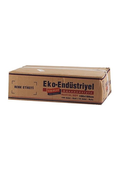 Koroplast Eko Endüstriyel Hantal Çöp Torbası 10 Adet 10 Rulo