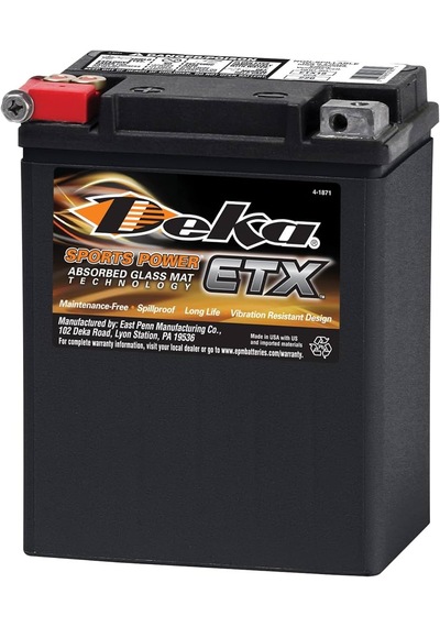 Etx15 Premium Agm Akü 12v 14ah 220 Cca - Lüks Araç Yedek Backup Aküsü / Atv Motosiklet Kar Motoru