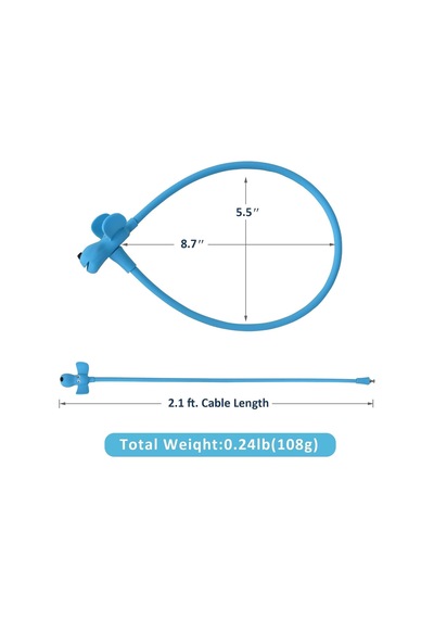Aputue Bisiklet Kablo Kilidi, 60cm Bisiklet Kilidi Anahtarlı