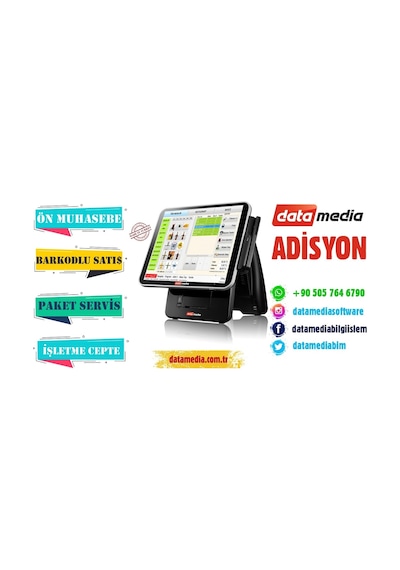 Datamedia Adisyon Restoran Kafe Programı Cep Ve Tablet Desteği (369175344)