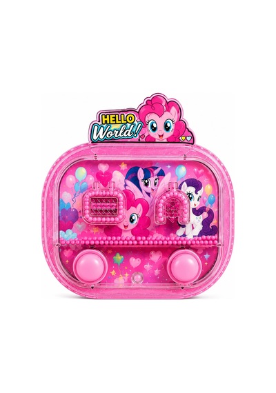 Lisanslı My Little Pony Halka Geçirme Su Oyunu İki Tuşlu 2586bl-mlpspembe