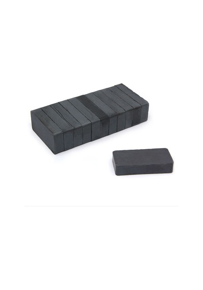 10 Adet 40X20X10 Köşeli Ferrit Kömür Seramik Magnet Mıknatıs N11.2412