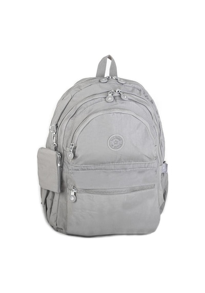 Nas Bag Unisex Zararlı Kimyasal İçermeyen Waterproof Sırt Çantası Açık Gri