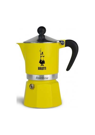 Bialetti 4982 Raınbow 3 Cups Yellow 248.01.0001 Bialetti