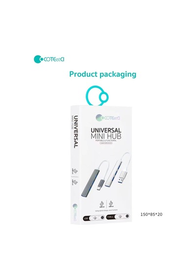 83003 4 Portlu Mini Usb Hub Çoklayıcı Çoğaltıcı - 1 Adet Usb 3.0 + 3 Adet Usb 2.0 Çok Fonksiyonlu Adaptör Laptop, Pc Ve Smart Tv Uyumlu 1x Usb 3.0 + 3x Usb 2.0 Dönüştürücü