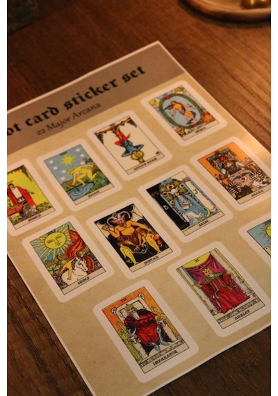 Tarot Büyük Arkana Sticker Set 11li Diğer