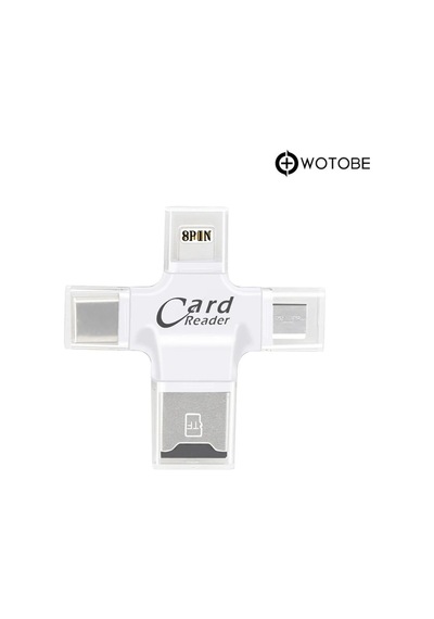 4'ü 1 Arada Usb 3.0 Sd/tf/cf/ms Uyumlu Bellek Kartı Adaptör Kart Okuyucu