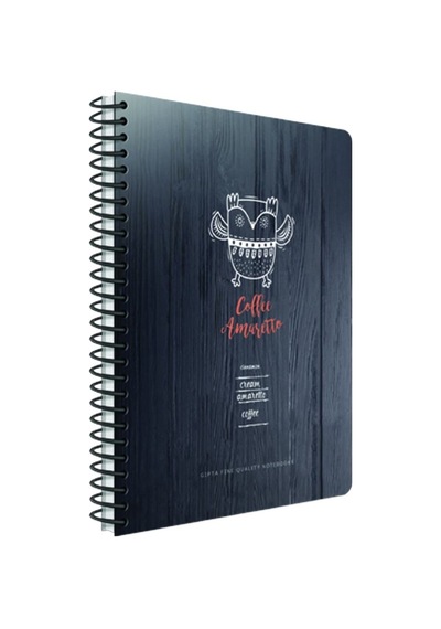 Gıpta Coffee Book Spiralli 19X26 120 Yaprak Kareli