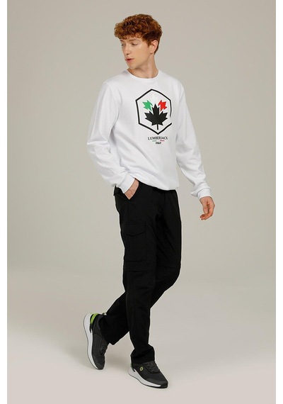 Lumberjack Ct1047 Renato Logo Sweatshırt 2fx 001