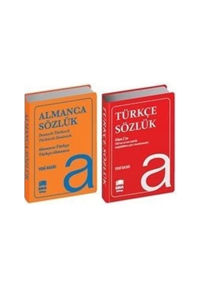 Almanca-Türkçe Sözlük ve Türkçe Sözlük (2 Kitap Set Biala Kapa...