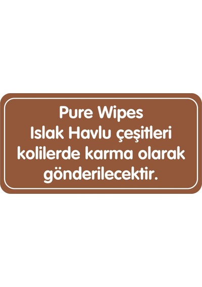 Pure Baby Wipes Islak Havlu Mendil 50 Yaprak Tekli Pk (Meyveli)
