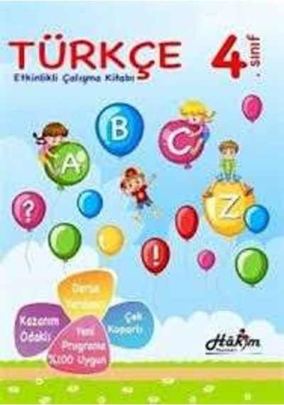 Hakim 4.Sınıf Etkinlikli Türkçe Çalışma Kitabı