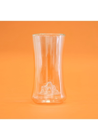 Evabellaa Çift Cidarlı Figürlü Meşrubat Bardağı - Şeffaf - 300 Ml Renkli