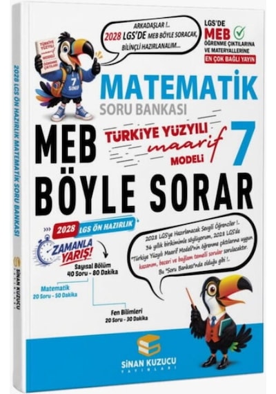 2027 Sinan Kuzucu 7. Sınıf Matematik Soru Bankası