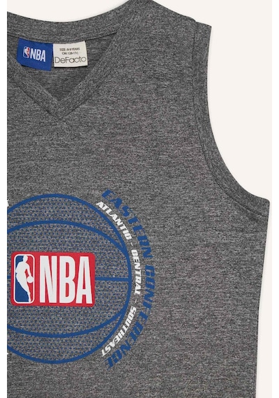 Defacto Erkek Çocuk Nba Wordmark V Yaka Atlet E4847a825hsgr210 Gri