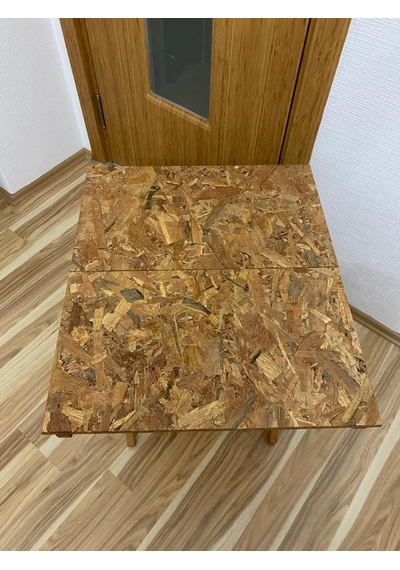 Apak Ahşap Osb Yüzeyli Katlanır Masa 60 CM 50 CM Bambu