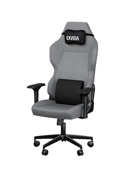 Exvega Andromeda Kumaş Gri Gaming Koltuk Beyaz
