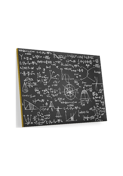 Cakasepetim Karatahta Üzerinde Yazılı Matematik Denklemleri Ahşap Mdf Tablo