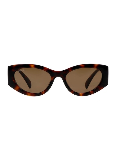 Gucci Gg 1691s 002 54 Kadın Cat Eye Kırçıllı Kahverengi Kemik Güneş Gözlüğü Kahverengi