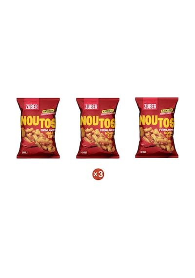 Züber Noutos Fırınlanmış Nohut Cipsi Chili 55 G 3 Adet