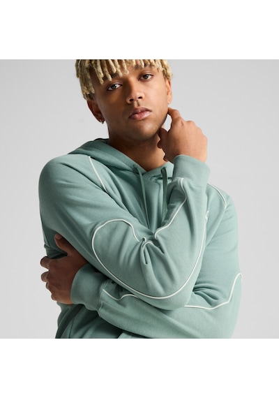 Puma Sport Erkek Kapüşonlu Sweatshırt 684619 30 Yeşil