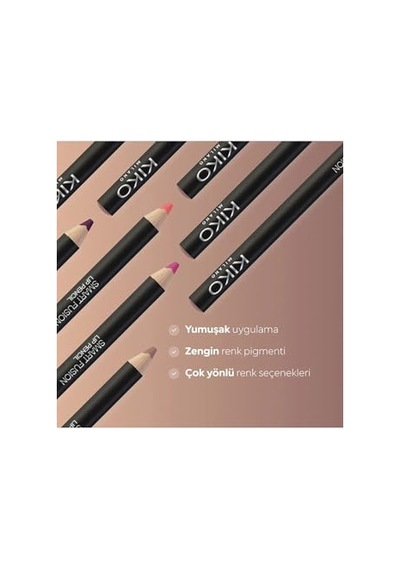 Kiko Dudak Kalemi - Smart Fusion Lip Pencil - 33 Light Rosy Brown