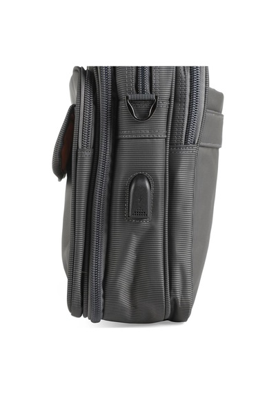 Ççs 71242 Çapraz Omuz Askılı Evrak Çantası Grey Null Gri