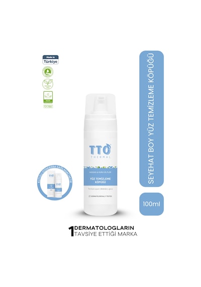 Tto Thermal Mini Yüz Temizleme Köpüğü 100 Ml Seyahat Boy