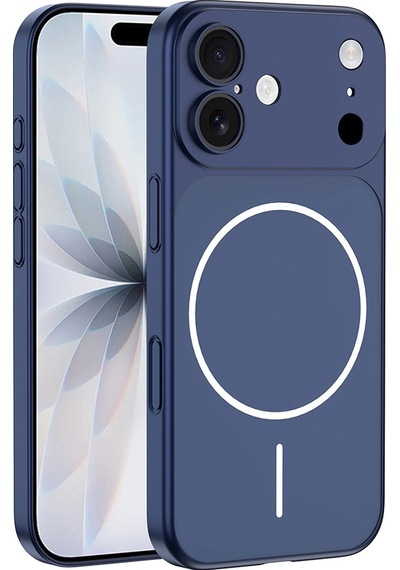 Apple Uyumlu iPhone 17 Kılıf Zore M-safe Şarj Özellikli Kamera Korumalı Spark Kapak Çok Renkli