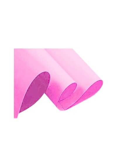 Fon Kartonu 50x70 Açık Pembe 160 Gr Rulo Şeklinde - 10 Adet