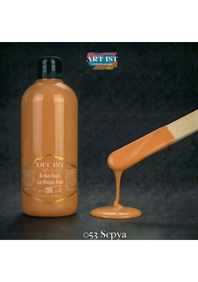 Su Bazlı Geri Dönüşüm Boyaları - 053 Sepya Ahşap, Taş Tozu, Hobi, Dıy