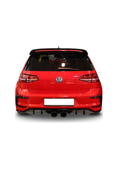 Kit Garaj Volkswagen Golf 7 R400 Difüzör Plastik Piano Black Boyalı