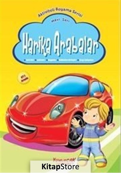 Harika Arabalar Boyama Kitabı