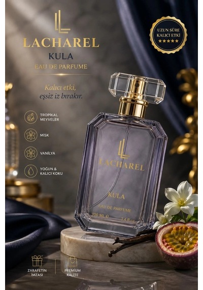 Lacharel Kula Unisex Eau De Parfum 100 Ml Adaçayı Vetiver Vanilya Odunsu Parfüm Ferah