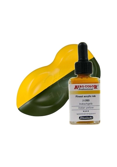 Schmincke Aero Color 28Ml No 203 Indian Yellow