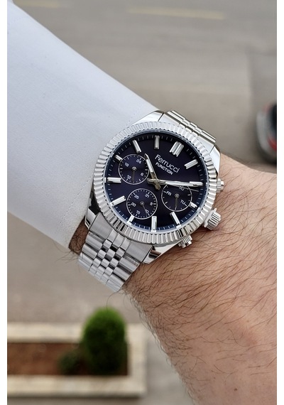 Ferrucci Fcıste472 Erkek Kol Saati Gümüş