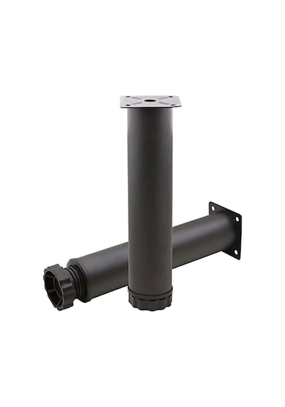Ayarlanabilir Metal Destek Ayağı, 25 Cm Yükseklik Abanoz