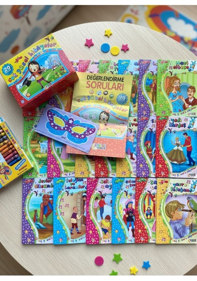 2. Ve 3. Sınıflara Göre Setli Çok Güzel Hikayeler 20 Kitap - Hediyeli - Değerlendirme Sorulu