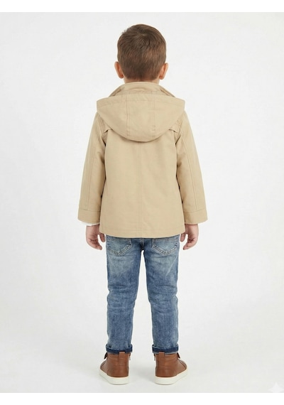 Xo Kids Erkek Çocuk 4lü Alt Üst Takım 2-5 Yaş 12210 Ekru - Turuncu