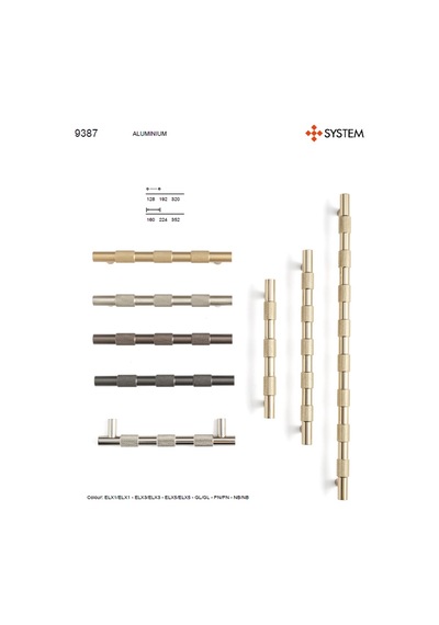System Mobilya Kulbu Fırçalı Bronz Renk 192mm Kulp Sy9387 0192 Elx3-elx3 Çok Renkli