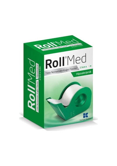 Roll Med Nonwoven Kağıt Flaster 2.5 CM x 5 M