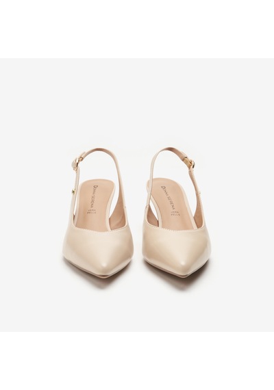 Nude Topuklu / Stiletto Kadın 436085dp Donna Serena T. 6085dp Nude Saten