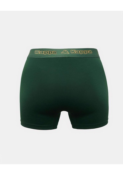 Kappa Logo Fuego 3 Pack Erkek Siyah-lacivert-haki Slim Boxer
