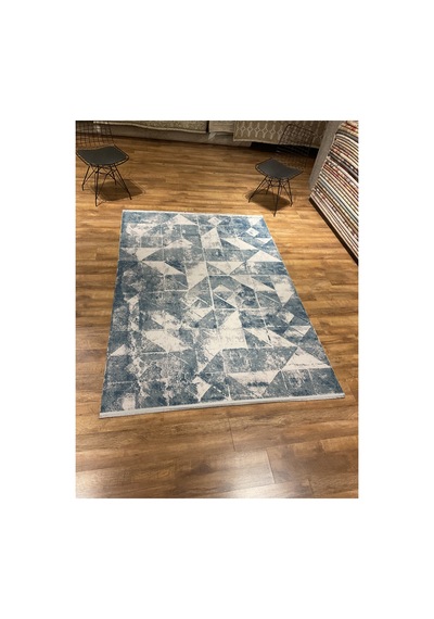 Lootus Lo04b Mavi-krem Halı Çok Renkli