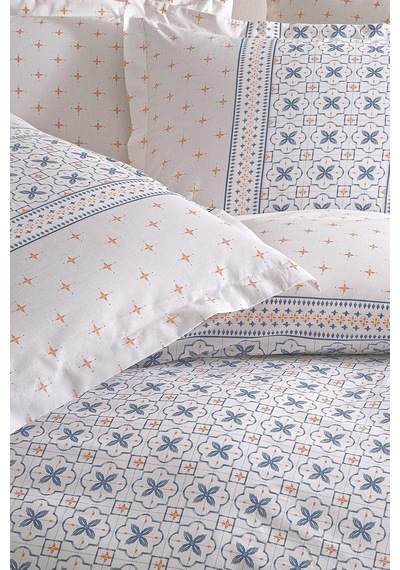 Tr Roan Çift Kişilik Ranforce Nevresim Takımı - Indigo 200 X 220 Diğer