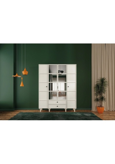 Zeon 4 Kapılı Mdf Gardırop Çok Renkli Zeon 4 Kapılı Mdf Gardırop Çok Renkli