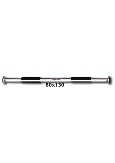 Ayrex Nk Spor Ayarlanabilir Krom Koridor Barı 80x130 Kapı Barı-fitness Barı-push Up-kol-omuz-sırt-biceps-pull-up- Ba