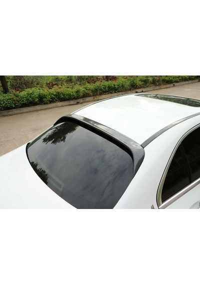 Mercedes W205 Boyalı Pianoblack Cam Üstü Spoiler 2015-2021 Aras