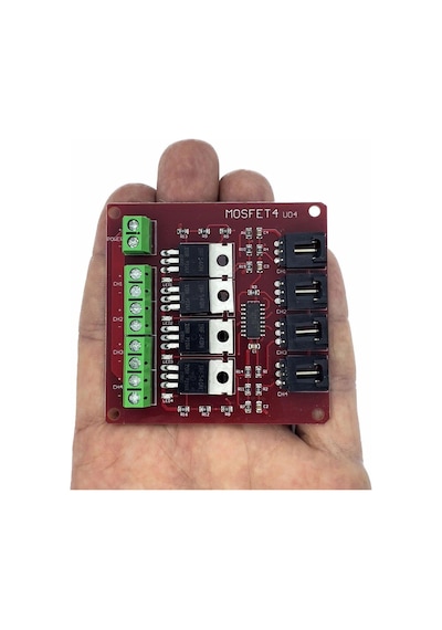 Arduino 4 Kanallı Irf540 Mosfet Modülü