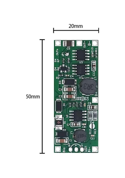 Dc 12v Ups Modül 18650 3.7v Lion Pil Kesintisiz Acil Durum Güç Kaynağı Akü Otomatik Seçim Yük Kapanm